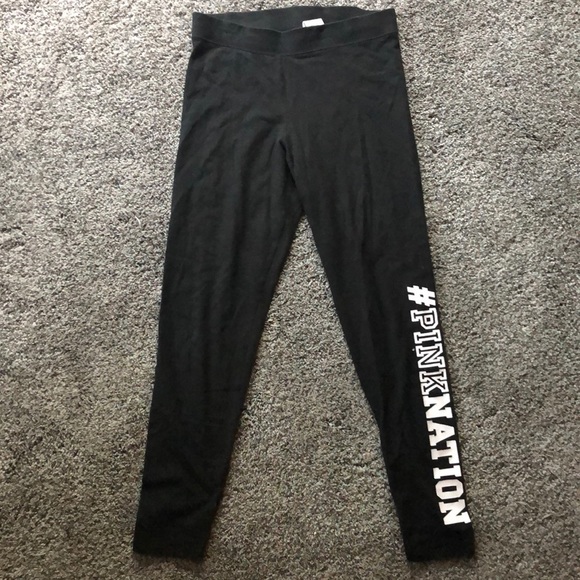 PINK Victoria's Secret Pants - PINK Victoria Secret black high waisted leggings